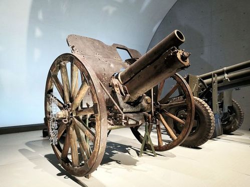 军事博物馆看展:中外各式榴弹炮集锦,日本造榴弹炮体量最庞大