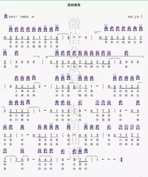 六孔陶笛曲谱(12孔陶笛吹好听的曲子)