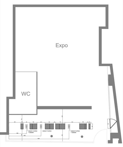 画廊平面图 gallery floor plan-grandi bianchi家具第7张图片