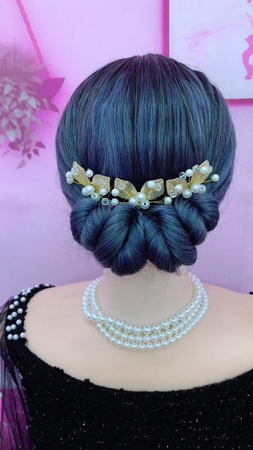 儿女结婚喜婆婆喜妈妈可以这样盘发