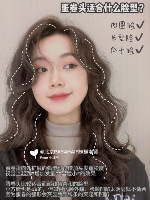 圆脸国字脸超适合的法式烫发发型干货!