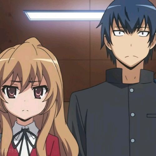 《龙与虎》逢坂大河&高须龙儿自截图