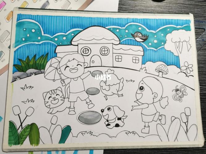 儿童简笔画场景教程_简笔画_教程_临摹_简笔画教程_文化_绘画