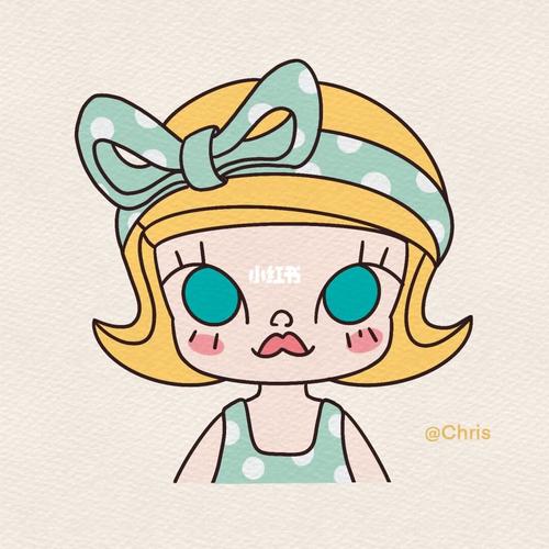 简笔画10097泡泡玛特molly内附步骤