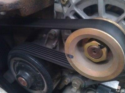 发电机皮带轮掉了