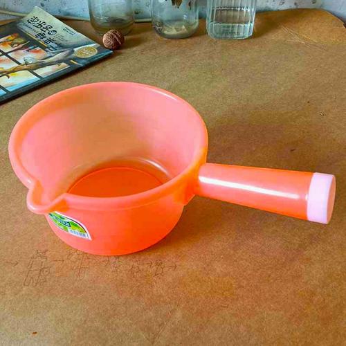 塑料长柄水杓家用加厚长把水瓢水勺洗头水勺子漂流舀水漂带顺水嘴
