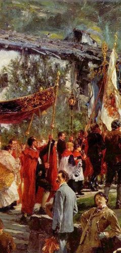 门采尔经典绘画作品