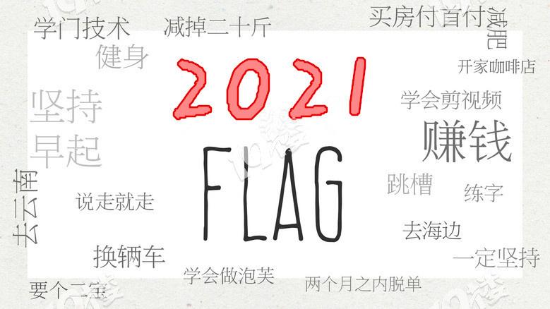 所有19楼网友2021年到了来立一个2021新年flag吧