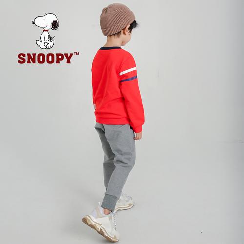 snoopy史努比童装男童卫衣春秋季长袖中小童学生上衣sc5031