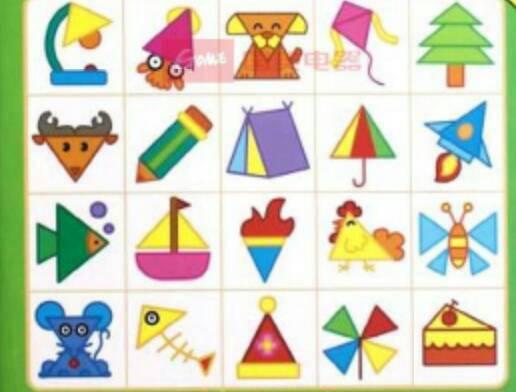 用三角形画出不同的图画