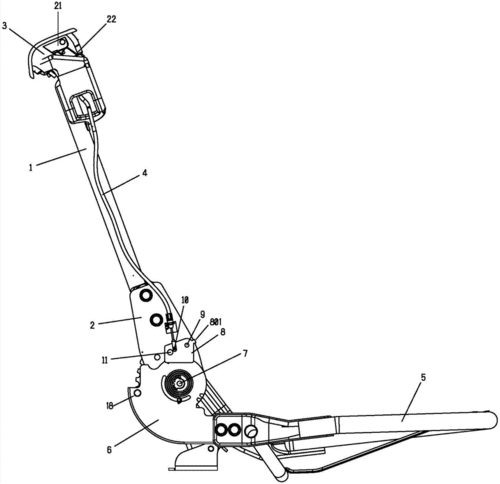 一种汽车座椅靠背调节结构的制作方法