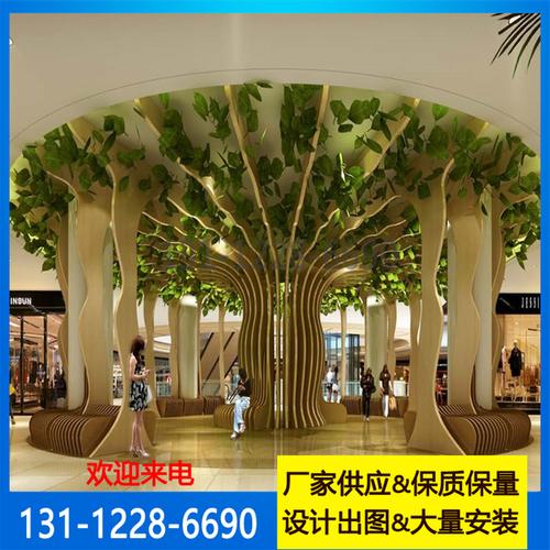 酒店装饰幕墙 铝通方管商场造型铝树室内包柱滚弧铝方