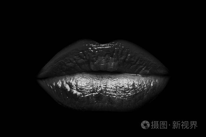 性感的女性嘴唇