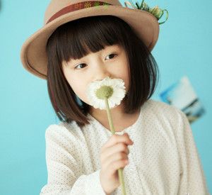 宝宝时尚儿童假发小孩子假头发短直发女孩短发长bobo头波波头黑色