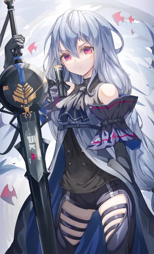 《明日方舟》竖版高清插画壁纸,场面画得很震撼,人物