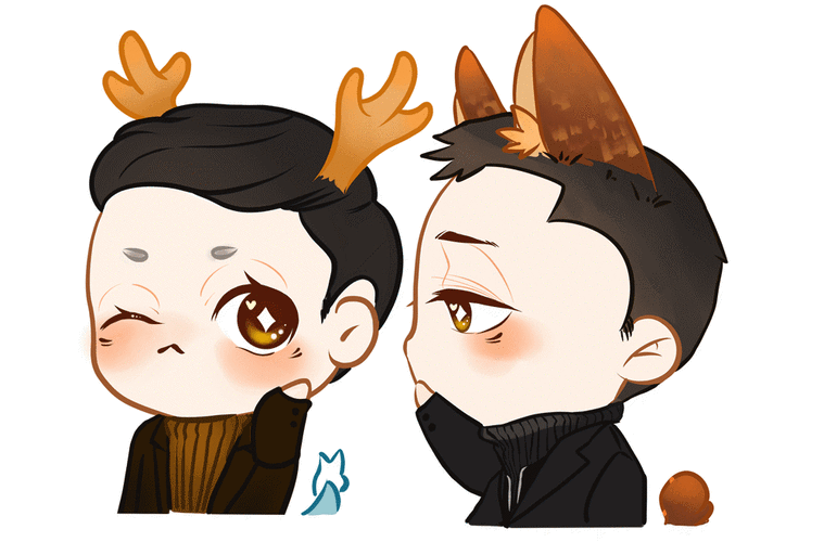 犄角耳朵可爱爱心gif动图_动态图_表情包下载_soogif