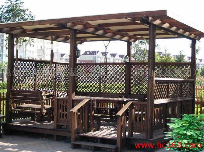 供应佛山防腐木 防腐木凉亭凉棚栏杆户外木木地板防腐