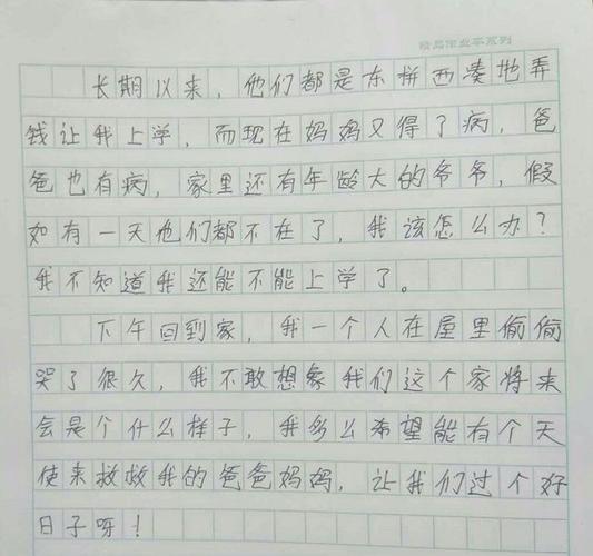 十三岁女孩含泪写下的日记,谁来救救我的爸爸妈妈