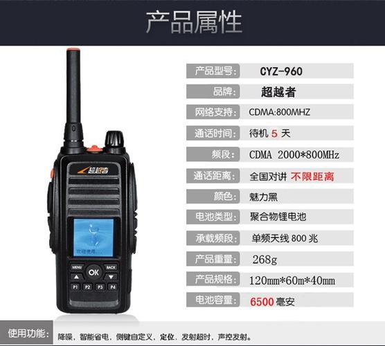 天翼超越者960全国公网对讲机
