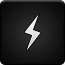 蓝色大自然闪电雷电透明图立体电光特效免抠元素