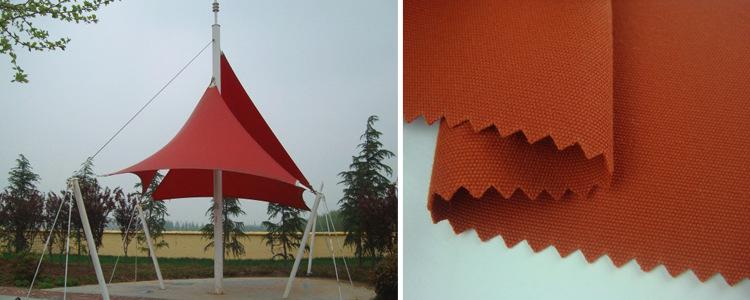 户外遮阳篷布料 高耐水压 日晒色牢度高 抗紫外线 户外遮阳布