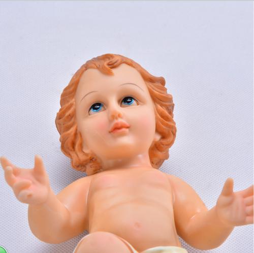 包邮40-30-20厘米欧美精品圣诞节小耶稣圣婴马槽礼品摆件组件