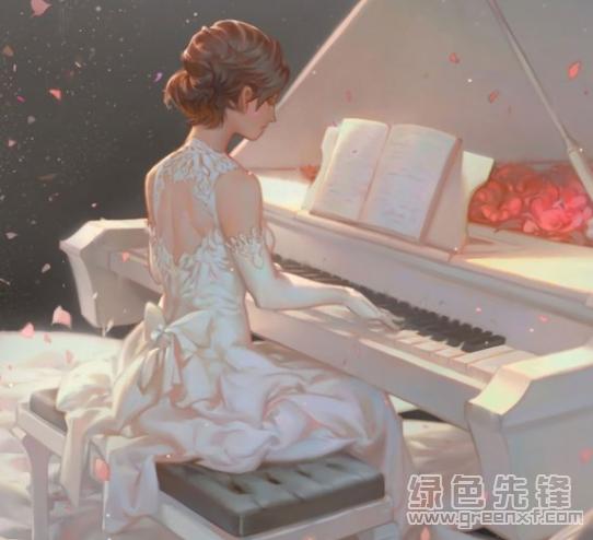 wallpaper engine弹钢琴的美少女壁纸v1.0 免费版