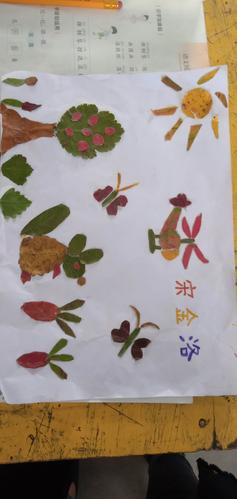 庙湾小学二年级手工作品