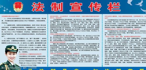 法制宣传栏图片