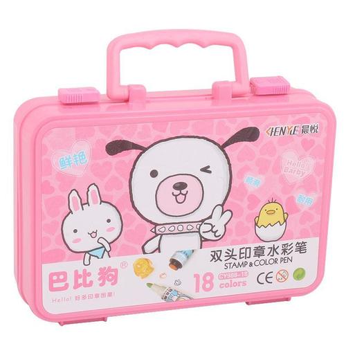 巴比狗988-18双头印章水彩笔