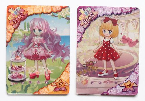 包邮天使衣橱魔力变装卡女孩换装卡牌儿童玩具卡片奇迹暖暖