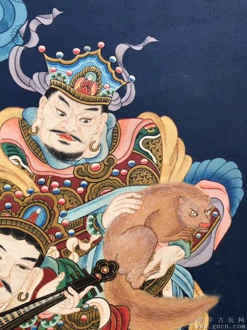 丁观鹏四大天王作品