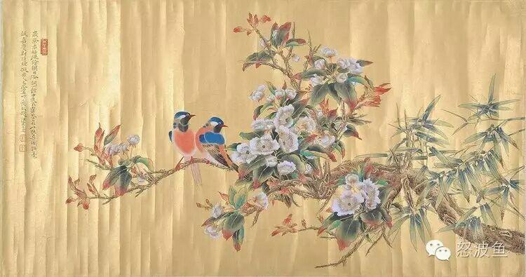 任重的工笔花鸟画