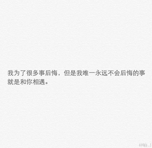 不后悔与你相遇