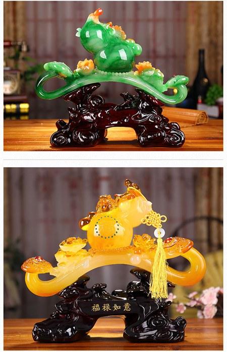 福禄如意以葫芦如意为主体,寓意招财进宝,事事如意,福禄吉祥.