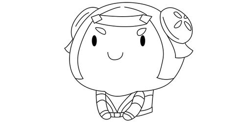 鲁班七号简笔画鲁班七号怎么画