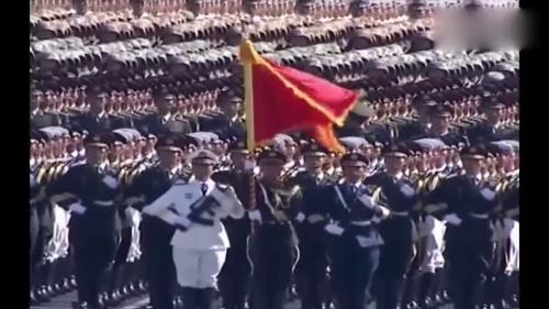 中国阅兵,解放军三军仪仗队的步伐,真是世界正步的最高水准