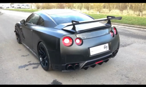 侵略性十足 孤独的战神,实拍改装日产gtr