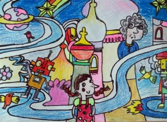 梦想启航给未来的画第三批入选作品