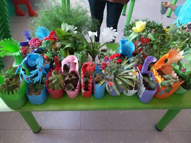 亲子环保花盆创意秀-可华幼儿园中一班