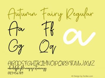 autumn fairy字体家族|autumn fairy-未分类字体家族