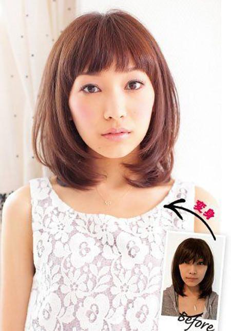 胖嘟嘟女生的瘦脸发型 - 〆叶小羽╮ - 〆叶小羽╮