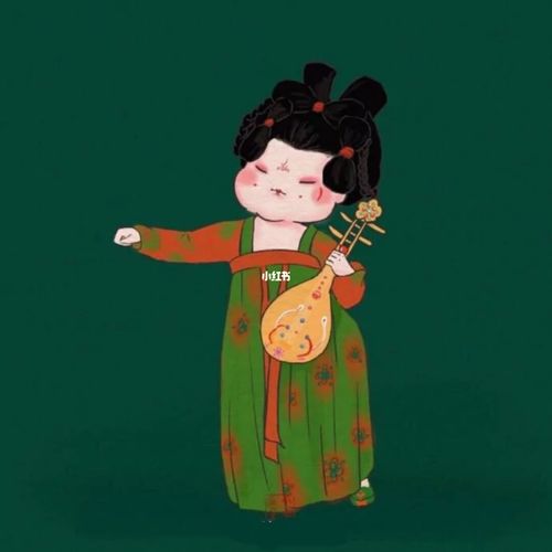 唐宫夜宴图|可爱q版人物|插画女生,小姐姐们太可爱啦