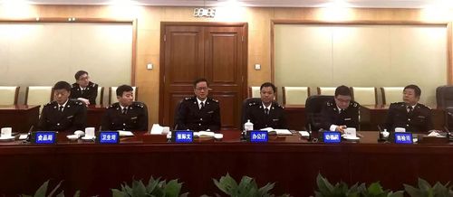 11月22日,许增德,李忠榜,孔祥月一行拜访海关总署,与张际文副署长和有