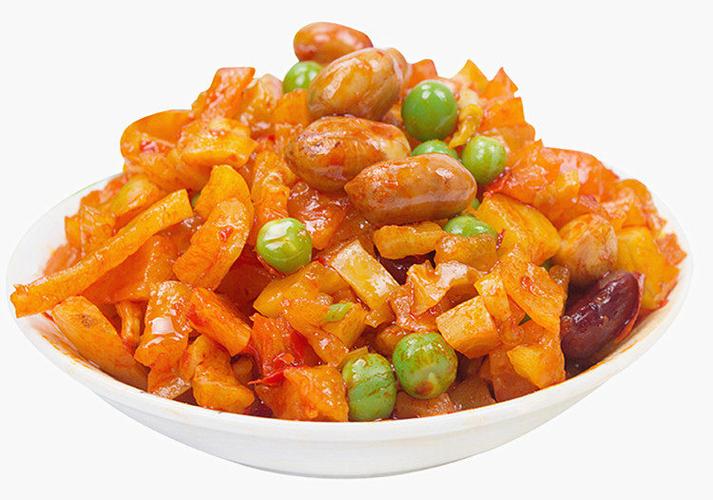 花生酱丁 10斤(含箱)包邮 荆缘牌 下饭脆萝卜丁酱菜餐饮超市用