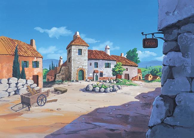 场景原画村庄农田②