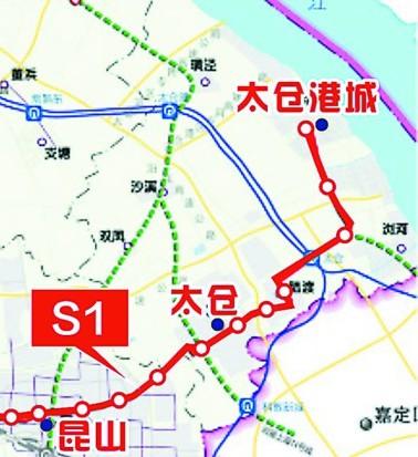 规划(2012-2030)内容,原s1走向拆分为现s1(苏州-昆山-太仓)和s2(苏州