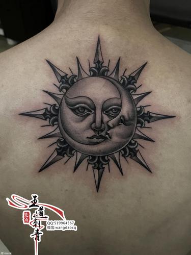 太阳神_纹身图案手稿图片_蒙自王道的纹身作品集