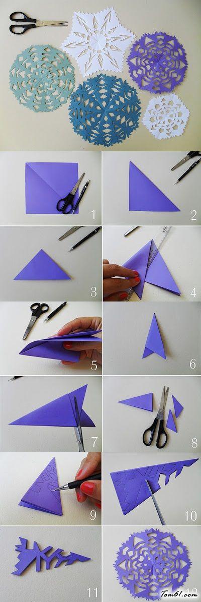 花剪纸图案与图解教程