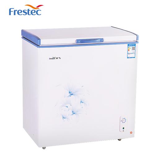 新飞frestec151升冰柜家用商用小型卧式冷柜单温柜bcbd151dh1d白色